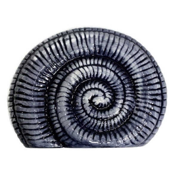 Nautical Beach Vanity Accessory Ceramic Set Blue - Picture 2 of 11